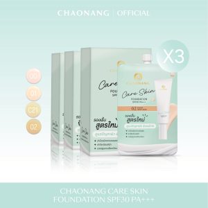 [3 hộp đóng gói cực kỳ tiết kiệm] Kem nền Chaonang Care Skin Foundation SPF30 PA+++ cho da - Chaonang Care Skin Foundation SPF30 PA+++]
