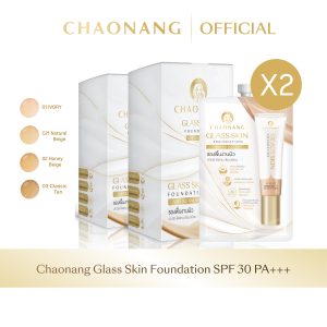 [2 hộp siêu tiết kiệm] Kem nền da thủy tinh Chaonang SPF30 PA+++ - Chaonang Glass Skin Foundation SPF30 PA+++]