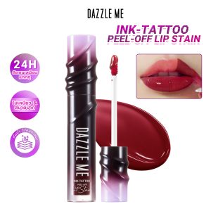 [Dazzle Me Ink-Tattoo Peel-Off Lip Stain mang lại màu sắc bền lâu như mực, màu sắc rõ nét kéo dài suốt 24 giờ]