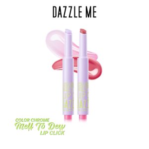 [SET Lip Click 2 màu] DAZZLE ME Color Chrome Tan chảy thành sương Lip Click son lì bền màu, dưỡng ẩm cho môi mềm mịn, bảo vệ khỏi tác động của tia UV SPF 25 PA+++]