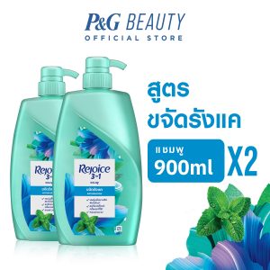 Rejoice Anti-Dandruff Formula 3 in 1 Shampoo 900 ml. x2 [Công thức chống gàu Rejoice 3 trong 1 Dầu gội 900 ml. x2]