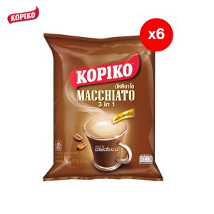 [6 gói] Kopiko Macchiato túi 20 gói 400 gram Kopiko Macchiato túi 400g.