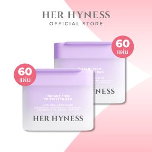 [2 miếng] HER HYNESS INSTANT FIRM 3D STRETCH PAD 60 TỜ โทนเนอร์แพดเฟิร์ม 3D STRETCH PAD 60 TỜ]