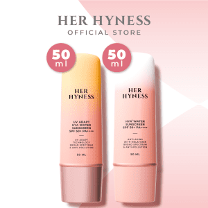 [2 mảnh chọn công thức] KEM CHỐNG NẮNG HER HYNESS SPF 50+ PA++++ 50ML]