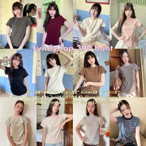 [Cintage CT2067 áo cánh tay ngắn cổ tròn lyndy8934]
