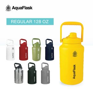 [Aquaflask 128 oz Bình nước giữ lạnh Bình nước thép không gỉ 128 ounce]