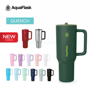 Bộ sưu tập AquaFlask Quench (40oz) - Bình giữ nhiệt với ống hút 40oz
