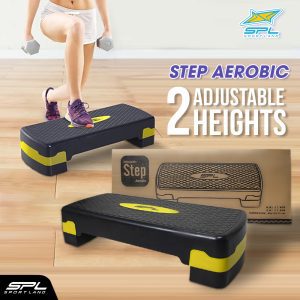 SPORTLAND Bục Tập Thể Dục Điều Chỉnh 2 Cấp Độ Cho Cardio Yoga Aerobic