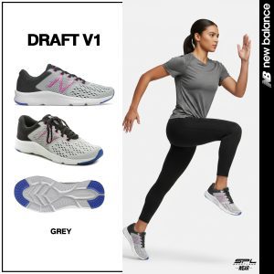 Giày chạy bộ nữ New Balance NBL RN D DRFT WDRFTCG1 WDRFTCM1 GR/PP (1990)