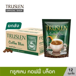 TRUSLEN COFFEE BLOC - Cà Phê Hoàn Chỉnh Hộp 12 Gói (12 Túi/Thùng)