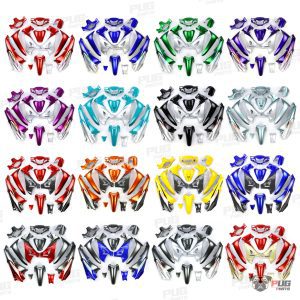 PUGParts Bộ Dàn Áo Wave125S Đầu Nhọn 13 Món Màu Hai Tông Khóa Tròn/Nhỏ Lớn