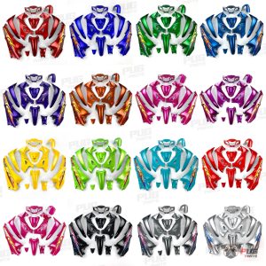 Bộ Áo Xe Wave125R Đầu Nhọn 12 Món Kèm Khóa An Toàn Đa Kích Thước