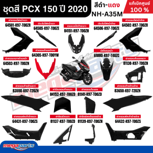 Bộ Dàn Áo Honda PCX 150 2020 Màu Đen Chính Hãng NH-A35M