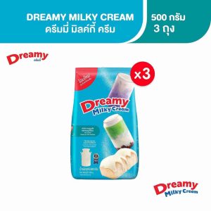 Dreamy Milky Cream kem sữa béo 500g (gói 3 hộp) giá tốt