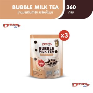 Trà Sữa Dreamy Bubble 3in1 Vị Truyền Thống Kèm Trân Châu 360g (3 Gói)