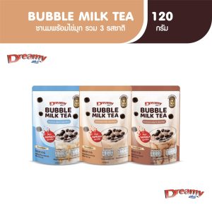 Dreamy Bubble Set Trà Sữa Đài Loan Kèm Trân Châu 120g (3 Vị)
