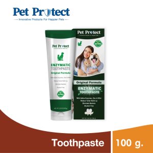 Pet Protect Kem Đánh Răng Enzyme Giảm Mảng Bám, Khử Mùi Cho Chó Mèo 100g
