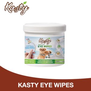 Kasty Khăn Ướt Lau Mắt Thú Cưng Hương Gốc 7x7cm 100 Miếng